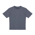 Mineral Grey - Front - Native Spirit Mens Drop Shoulder Oversized T-Shirt