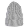 Moon Grey Heather - Front - Native Spirit Merino Wool Beanie