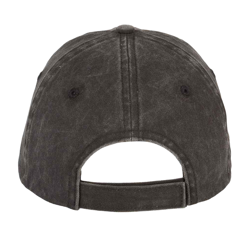 Black - Back - Native Spirit Unisex Adult Faded Washed Baseball Cap