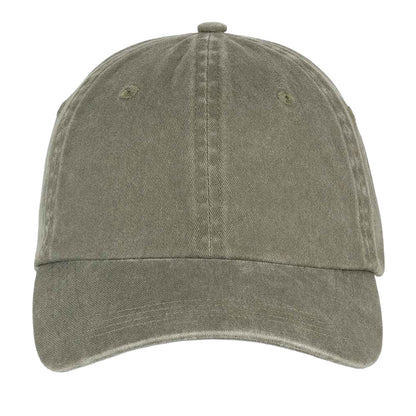 Khaki - Front - Native Spirit Unisex Adult Faded Washed Baseball Cap