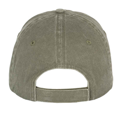 Khaki - Back - Native Spirit Unisex Adult Faded Washed Baseball Cap