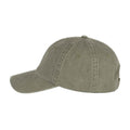 Khaki - Side - Native Spirit Unisex Adult Faded Washed Baseball Cap