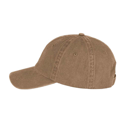 Dark Camel - Side - Native Spirit Unisex Adult Faded Washed Baseball Cap