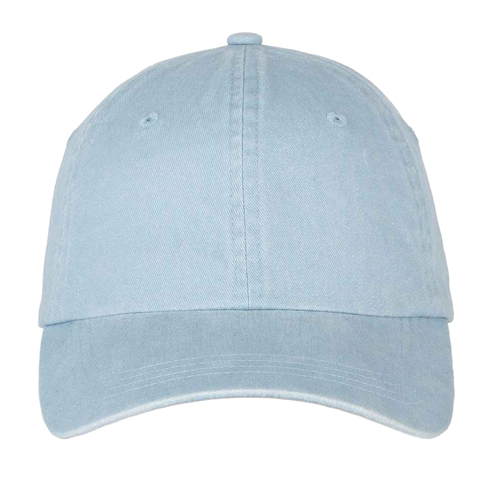 Aquamarine - Front - Native Spirit Unisex Adult Faded Washed Baseball Cap