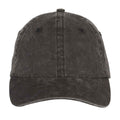 Black - Front - Native Spirit Unisex Adult Faded Washed Baseball Cap