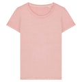 Petal Rose - Front - Native Spirit Womens-Ladies Faded Washed T-Shirt