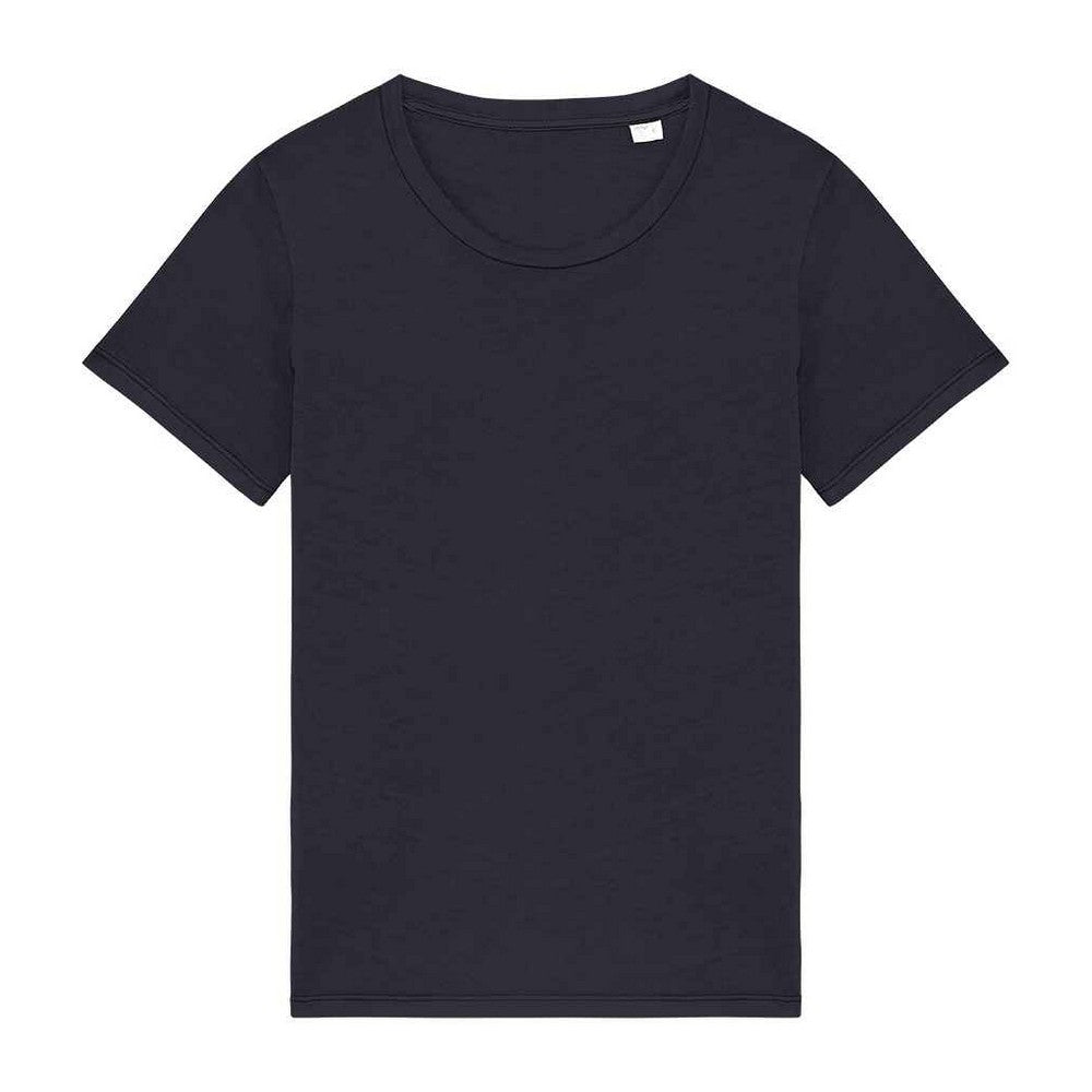 Cool Grey - Front - Native Spirit Womens-Ladies Faded Washed T-Shirt