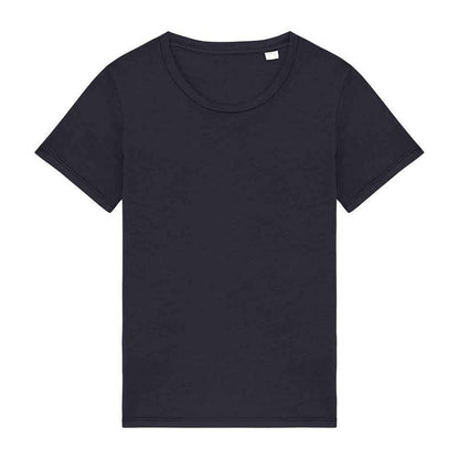 Cool Grey - Front - Native Spirit Womens-Ladies Faded Washed T-Shirt