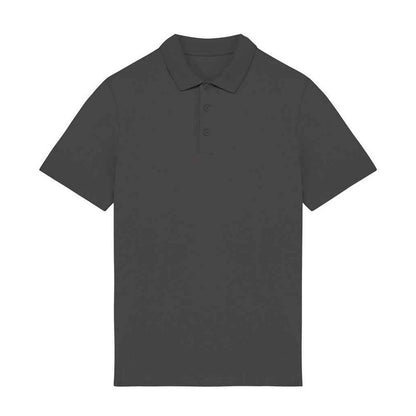 Iron Grey - Front - Native Spirit Mens Jersey Polo Shirt