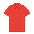 Paprika Red - Front - Native Spirit Mens Jersey Polo Shirt
