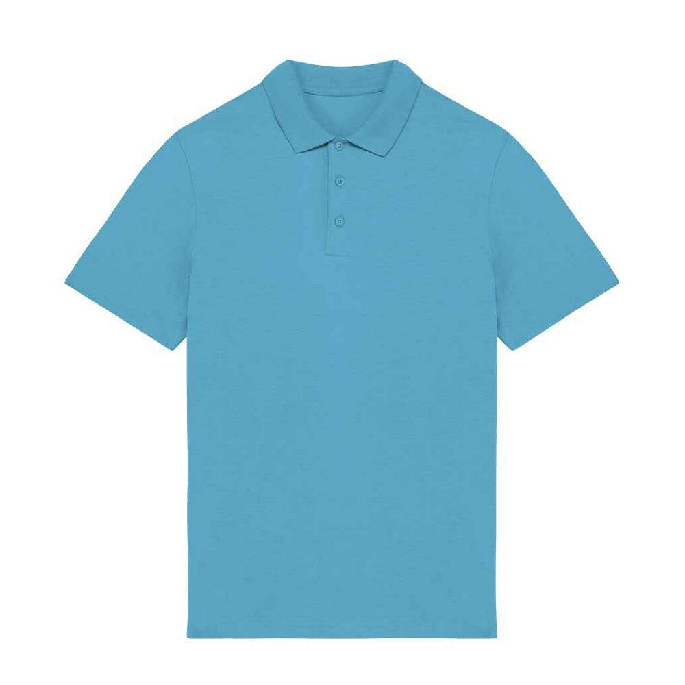 Sea Water - Front - Native Spirit Mens Jersey Polo Shirt