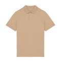 Wet Sand - Front - Native Spirit Mens Jersey Polo Shirt