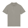 Almond Green - Front - Native Spirit Mens Jersey Polo Shirt