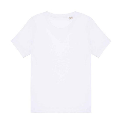 White - Front - Native Spirit Childrens-Kids T-Shirt