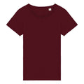 Dark Cherry - Front - Native Spirit Womens-Ladies T-Shirt