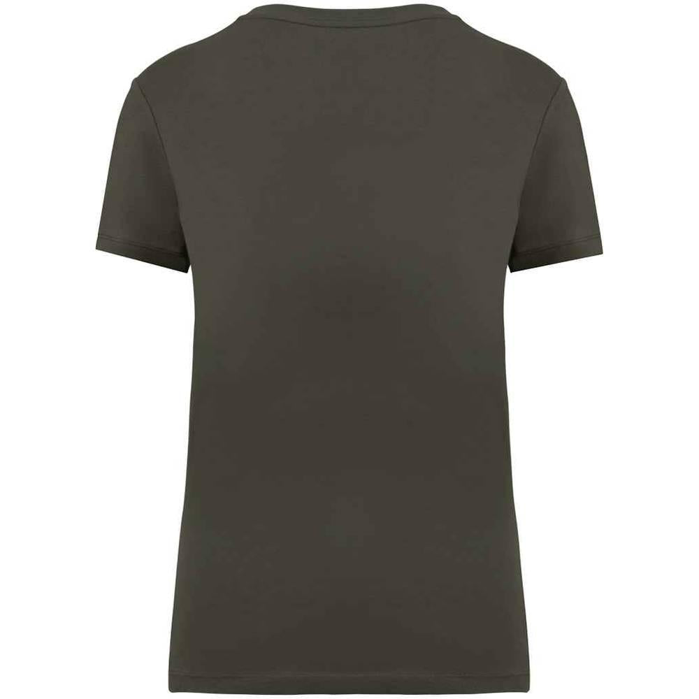Organic Khaki - Back - Native Spirit Womens-Ladies T-Shirt