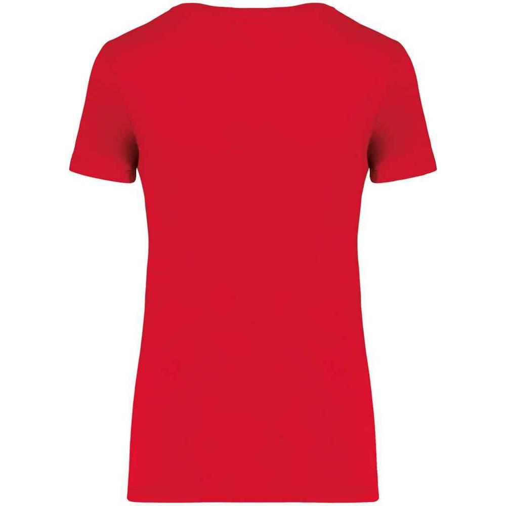 Poppy Red - Back - Native Spirit Womens-Ladies T-Shirt