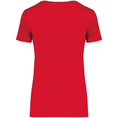 Poppy Red - Back - Native Spirit Womens-Ladies T-Shirt