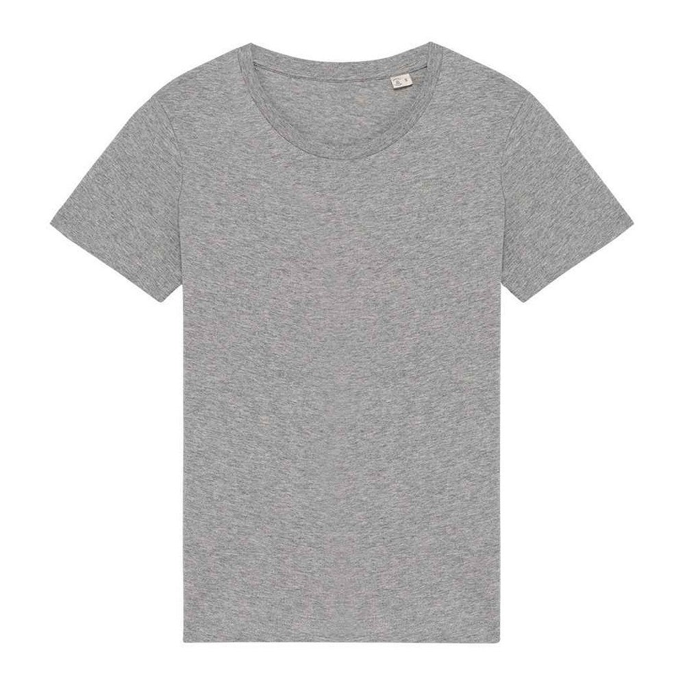 Moon Grey Heather - Front - Native Spirit Womens-Ladies T-Shirt