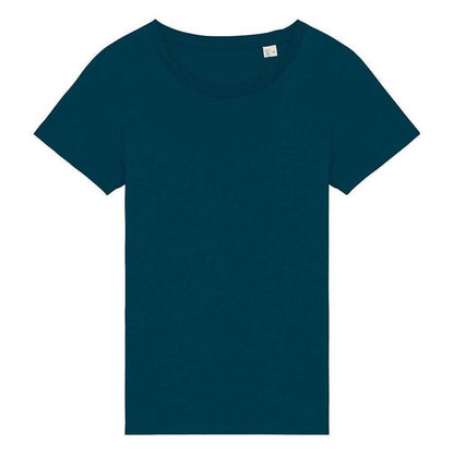 Peacock Blue - Front - Native Spirit Womens-Ladies T-Shirt