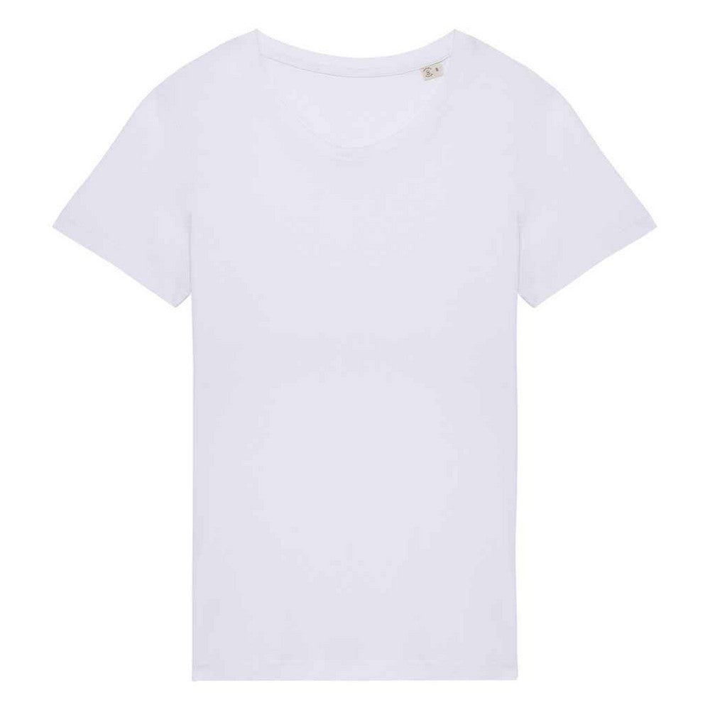 White - Front - Native Spirit Womens-Ladies T-Shirt