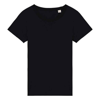 Black - Front - Native Spirit Womens-Ladies T-Shirt