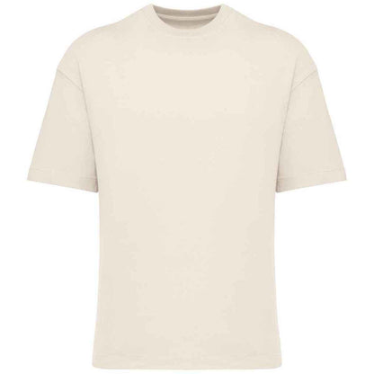 Ivory - Front - Native Spirit Mens Oversized T-Shirt