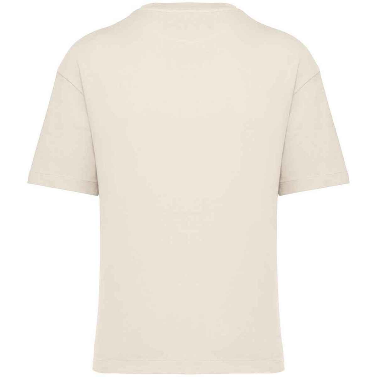 Ivory - Back - Native Spirit Mens Oversized T-Shirt