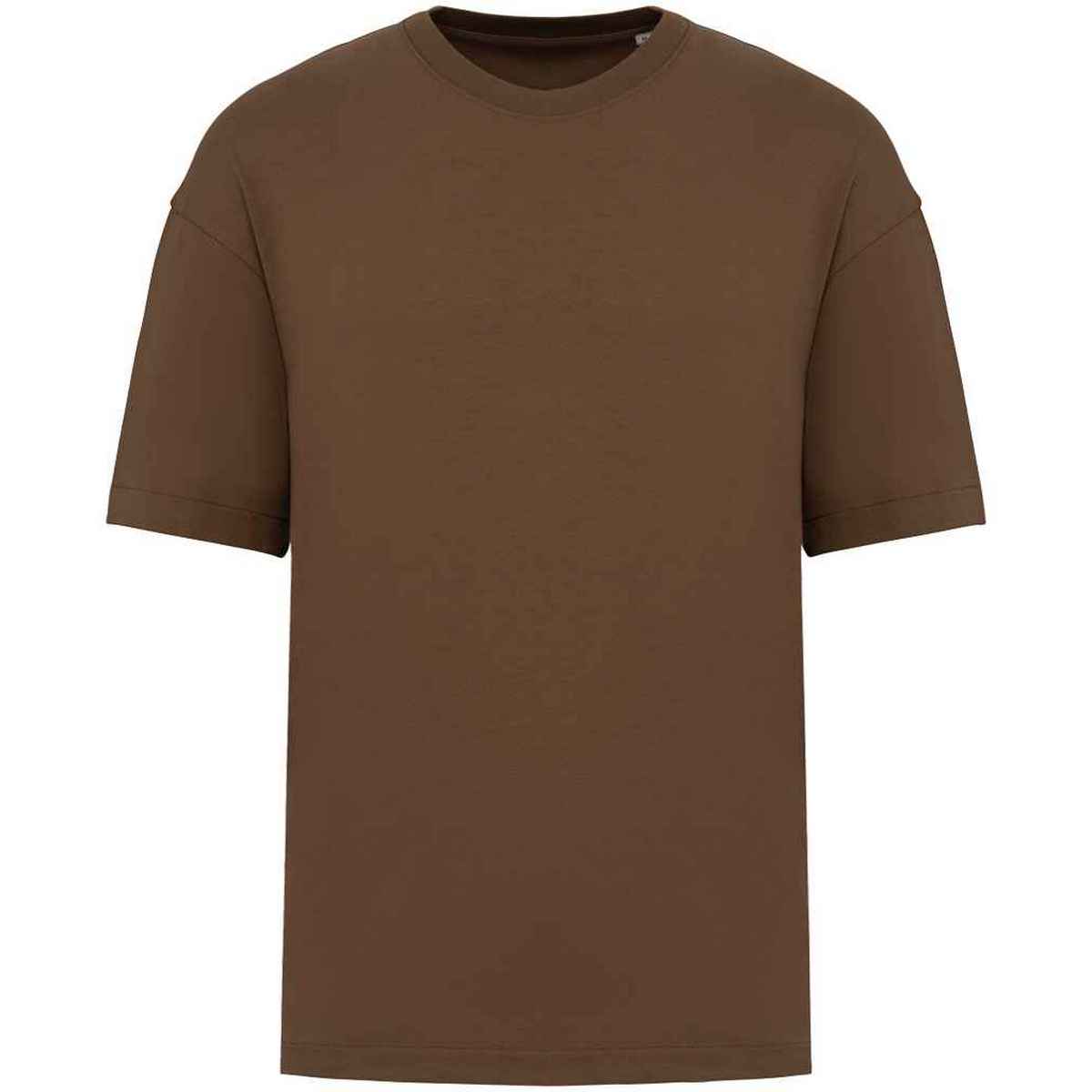 Toffee - Front - Native Spirit Mens Oversized T-Shirt