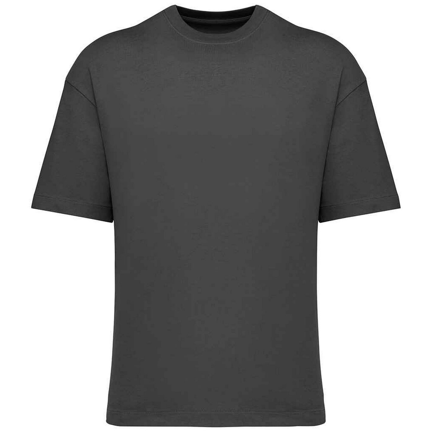 Iron Grey - Front - Native Spirit Mens Oversized T-Shirt