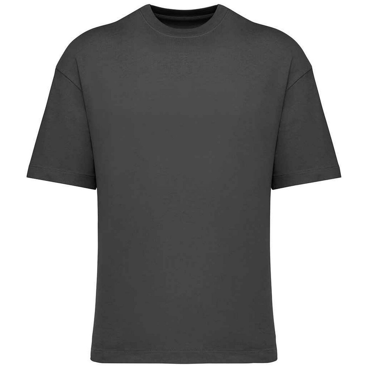Iron Grey - Front - Native Spirit Mens Oversized T-Shirt