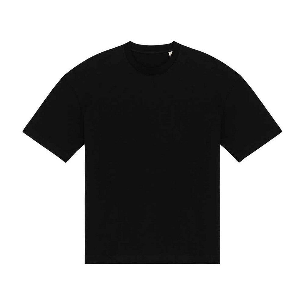 Black - Front - Native Spirit Mens Oversized T-Shirt