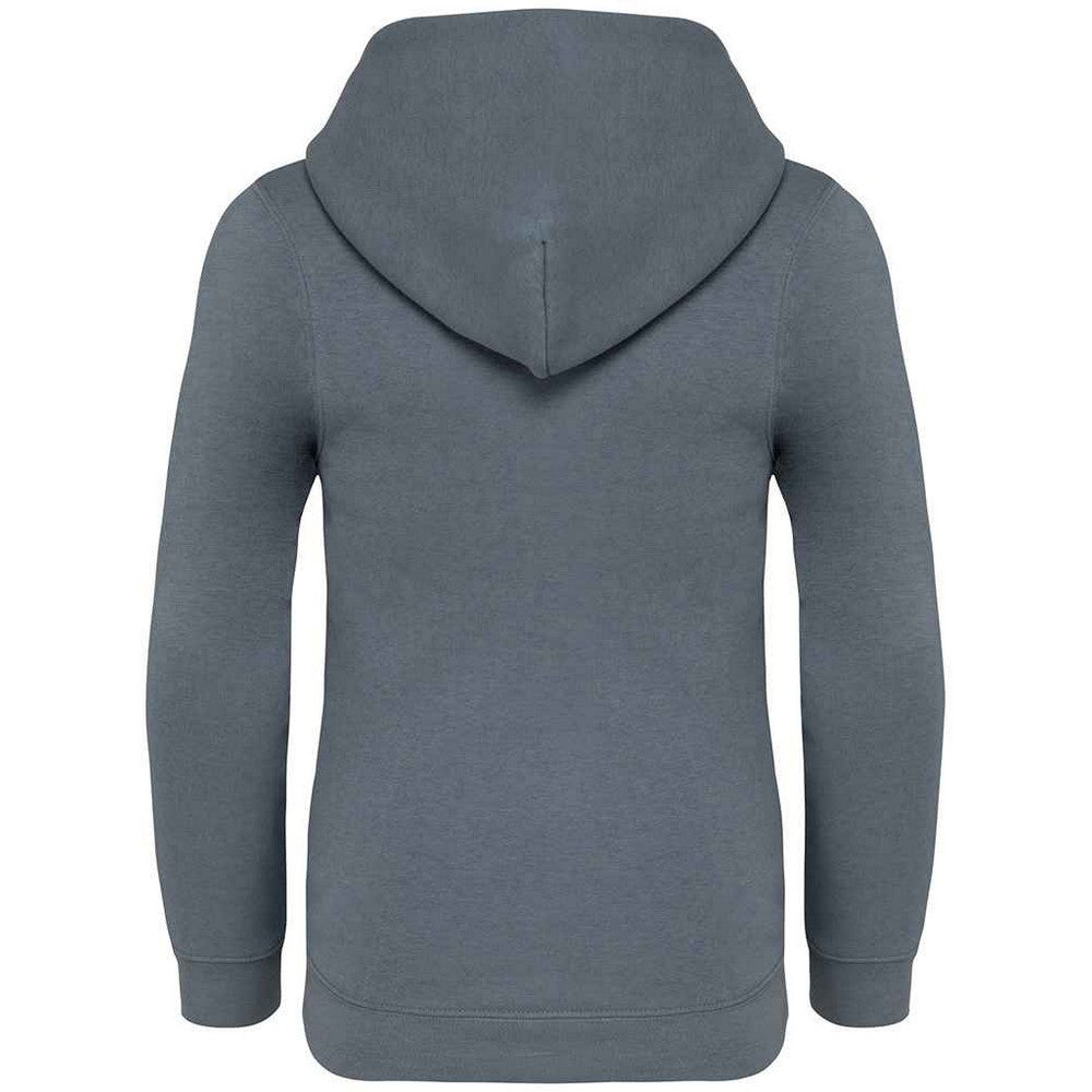 Mineral Grey - Back - Native Spirit Childrens-Kids Hoodie