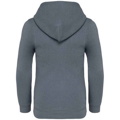 Mineral Grey - Back - Native Spirit Childrens-Kids Hoodie