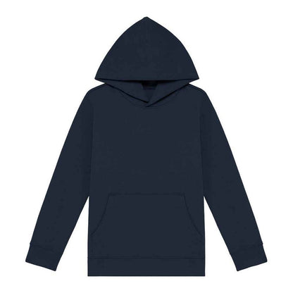 Navy Blue - Front - Native Spirit Childrens-Kids Hoodie