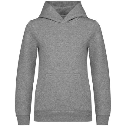 Moon Grey-Heather - Front - Native Spirit Childrens-Kids Hoodie