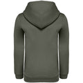 Organic Khaki - Back - Native Spirit Childrens-Kids Hoodie