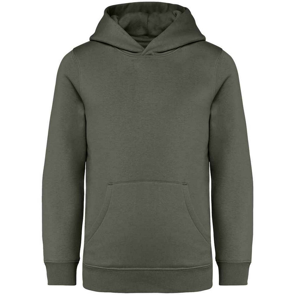 Organic Khaki - Front - Native Spirit Childrens-Kids Hoodie