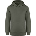 Organic Khaki - Front - Native Spirit Childrens-Kids Hoodie