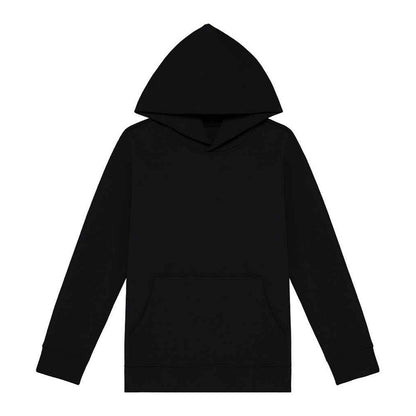 Black - Front - Native Spirit Childrens-Kids Hoodie