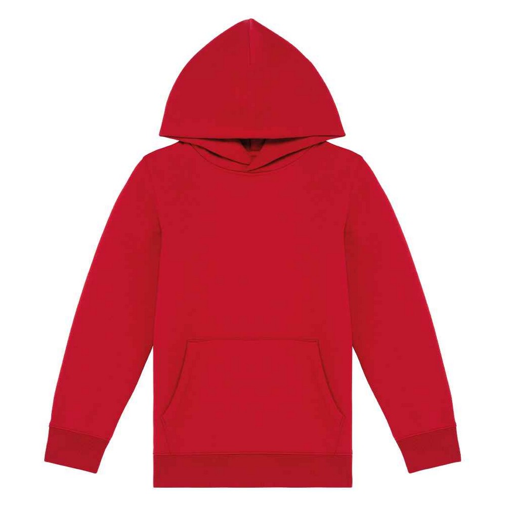 Hibiscus Red - Front - Native Spirit Childrens-Kids Hoodie