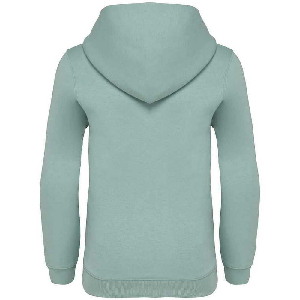 Jade Green - Back - Native Spirit Childrens-Kids Hoodie