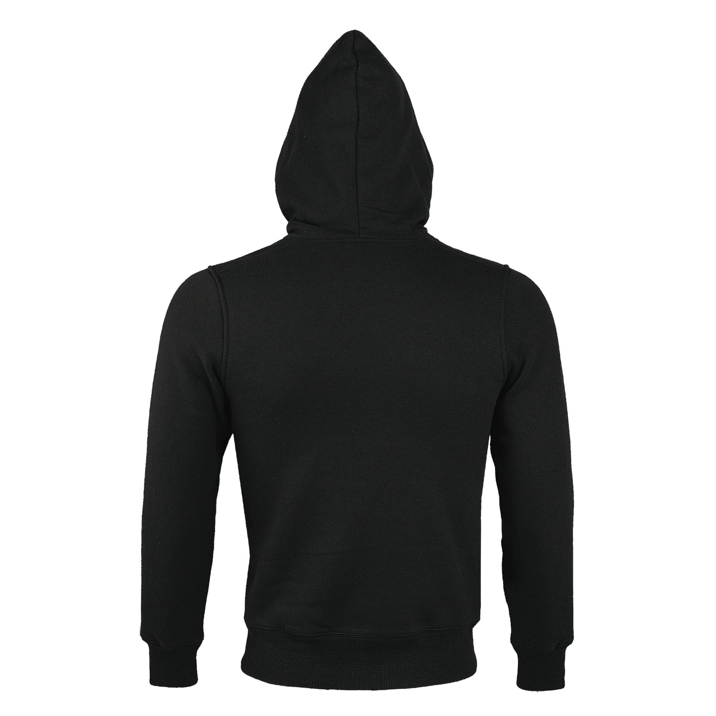 Black - Side - SOLS Sherpa Unisex Zip-Up Hooded Sweatshirt - Hoodie