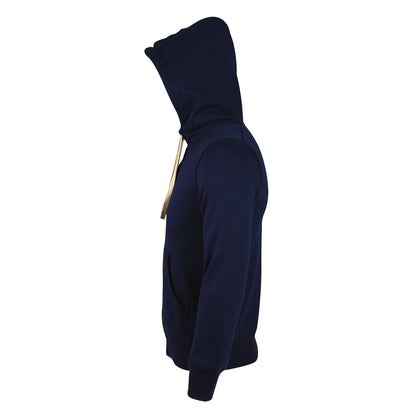 Black - Lifestyle - SOLS Sherpa Unisex Zip-Up Hooded Sweatshirt - Hoodie