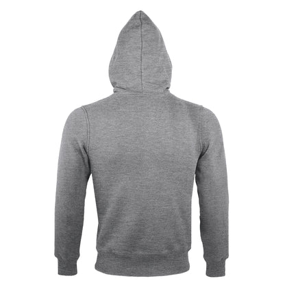 Grey Marl - Back - SOLS Sherpa Unisex Zip-Up Hooded Sweatshirt - Hoodie