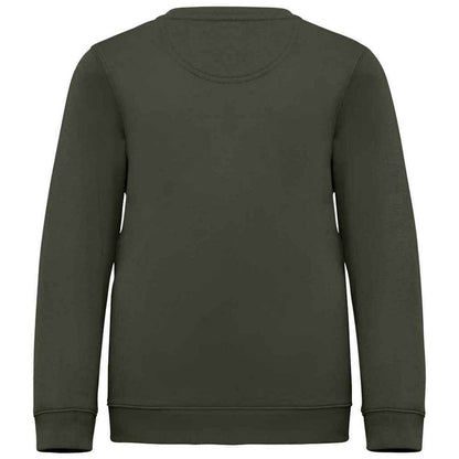 Organic Khaki - Back - Native Spirit Childrens-Kids Sweatshirt