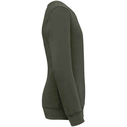 Organic Khaki - Side - Native Spirit Childrens-Kids Sweatshirt