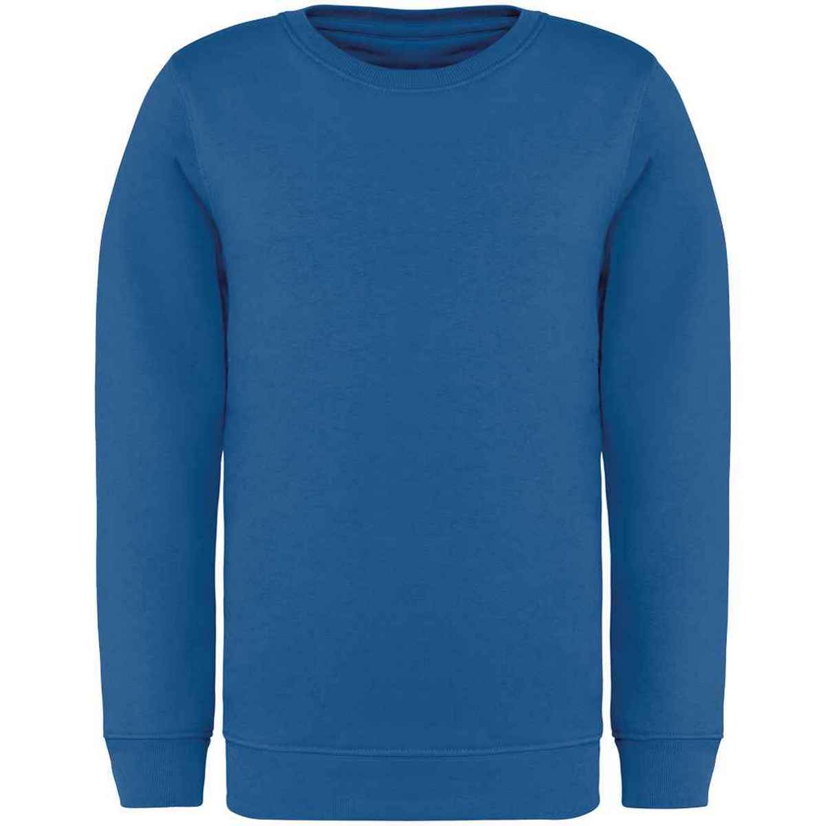 Sea Blue - Front - Native Spirit Childrens-Kids Sweatshirt