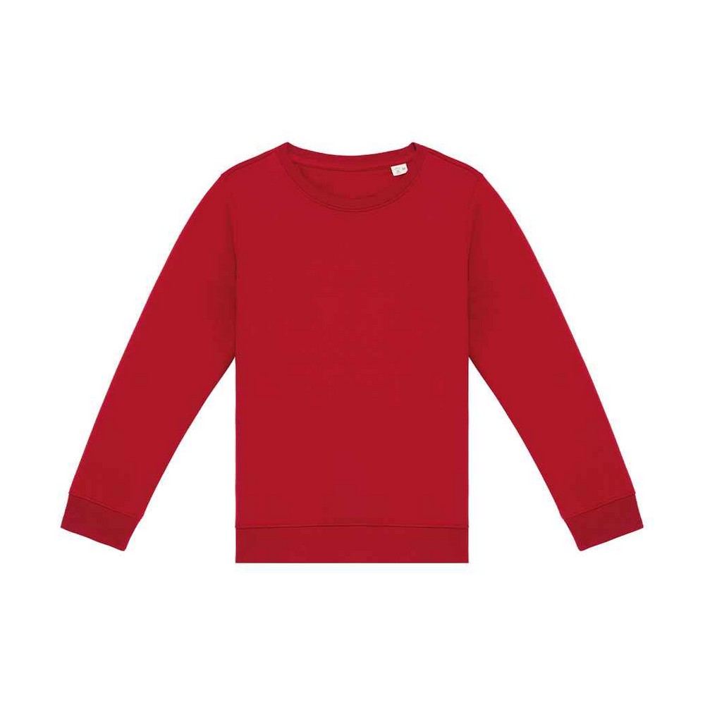 Hibiscus Red - Front - Native Spirit Childrens-Kids Sweatshirt
