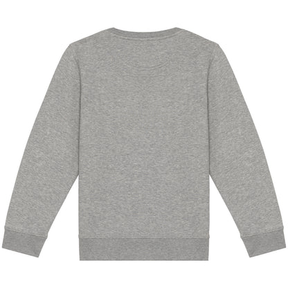 Moon Grey Heather - Back - Native Spirit Childrens-Kids Sweatshirt